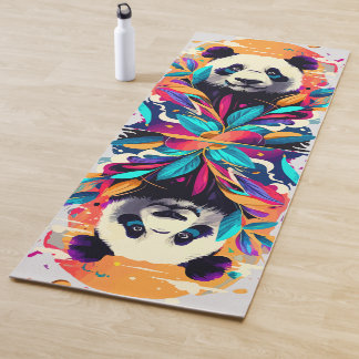 Tapis De Yoga Cute Panda Yoga Mat - Panda Bear Yoga Mats
