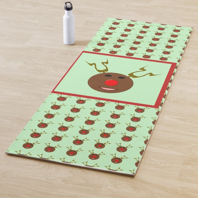 Tapis De Yoga Cyber rennes de Noël (En situation)