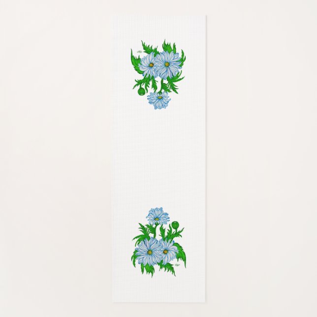 Tapis De Yoga Daisies flowers (Devant)