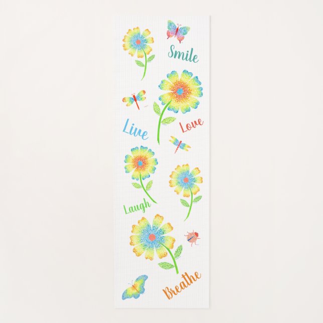 Tapis De Yoga Daisy Yoga Mat (Devant)