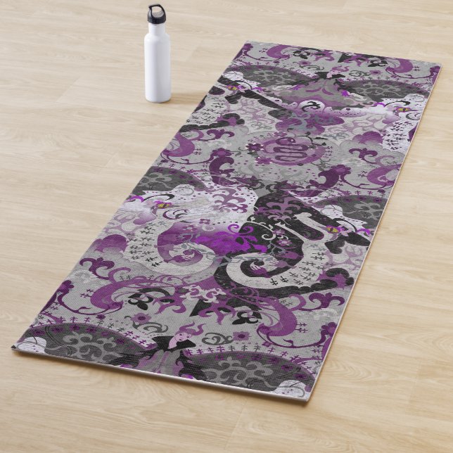 Tapis De Yoga Damas de dragon désisexuel - Couleurs de drapeau d (En situation)