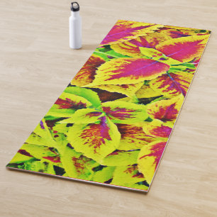 Tapis De Yoga Danse Motif Feuille