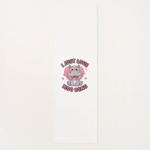 Tapis De Yoga Débardeur Hippo bébé mignon_1