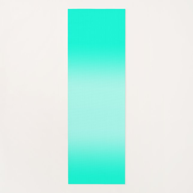 Tapis De Yoga Décor vert moderne Aquarelle été nature (Devant)