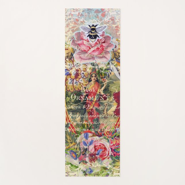 Tapis De Yoga Déesse de Bohème vintage (Devant)