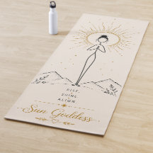 Tapis de Yoga Déesse du Soleil Boho