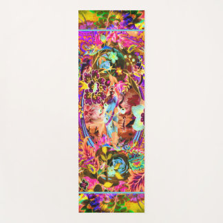 Tapis De Yoga Déesse vintage Boho Neon Yoga Mat