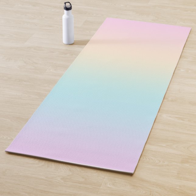Tapis De Yoga dégradé de couleur pastel (En situation)