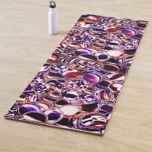 Tapis De Yoga Des bulles de verre coloré ou de pierres précieuse