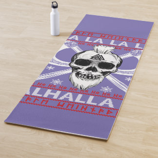 Tapis De Yoga Design de Noël moche Fa-La-La-Valhalla Viking Val