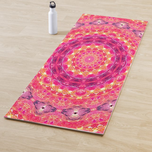 Tapis De Yoga Design graphique dynamique Pop Art Design Yoga Mat (En situation)