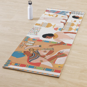 Tapis De Yoga Design royal égyptien