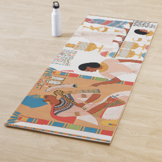 Tapis De Yoga Design royal égyptien