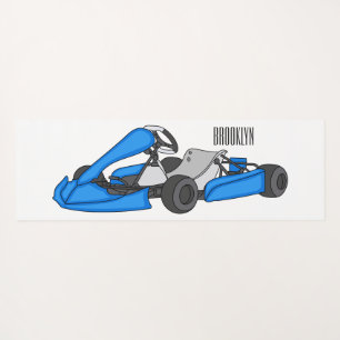 Tapis De Yoga dessin animé de Kart racing