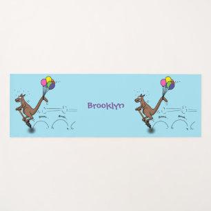 Tapis De Yoga Dessin d'humour australien kangourou