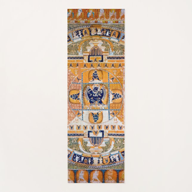 Tapis De Yoga Diagramme cosmique Mandala pour la méditation (Devant)