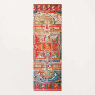 Tapis De Yoga Diagramme cosmique Mandala pour la méditation