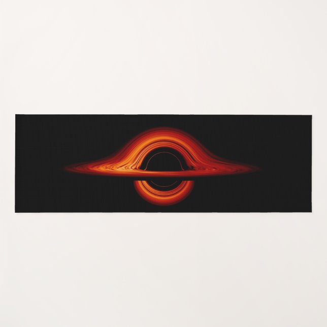 Tapis De Yoga Disque d'acccrétion de trou noir (Devant (Horizontal))