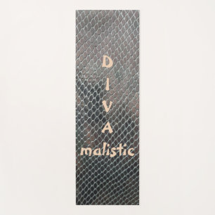 Tapis De Yoga DIVAmalist Multicolor Snakeskin Print Yoga Mat