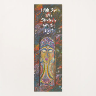 Tapis De Yoga Divine Féminine Bouddha art original