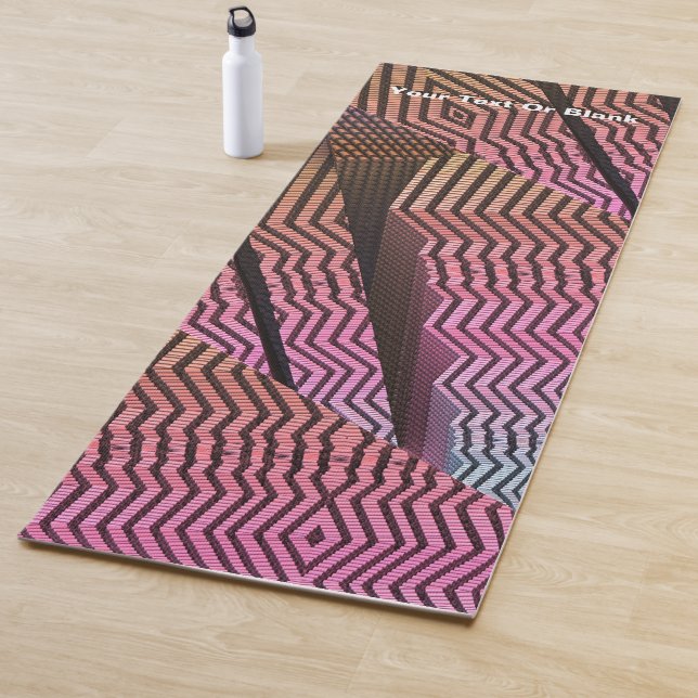 Tapis De Yoga Divisions tribales (En situation)