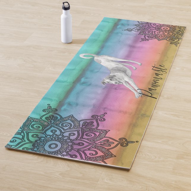 Tapis De Yoga Dog Yoga Mat Pawmaste (En situation)