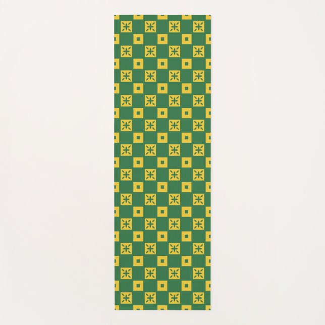 Tapis De Yoga Domino vert (Devant)