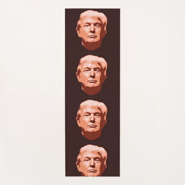 TAPIS DE YOGA DONALD TRUMP YOGA MAT (Devant)