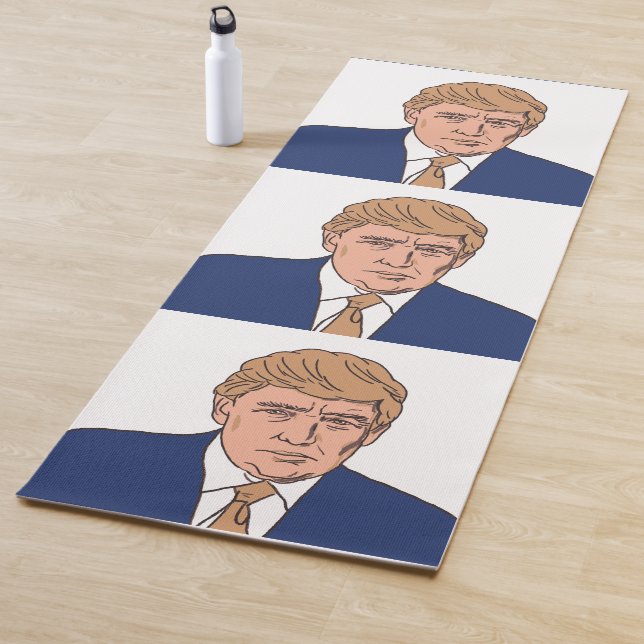 TAPIS DE YOGA DONALD TRUMP YOGA MATS (En situation)