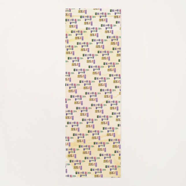 Tapis De Yoga Donnez-vous la priorité (Devant)