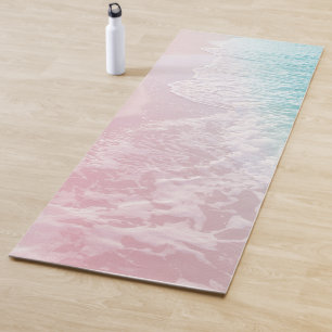 Tapis De Yoga Doux Rose Turquoise Ocean Dream #1 #water