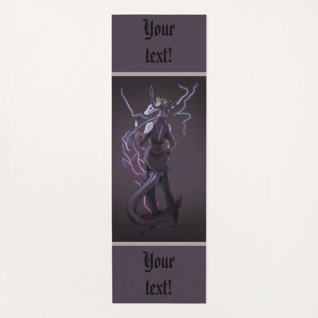 Tapis De Yoga Dragon de Foudre (Devant)
