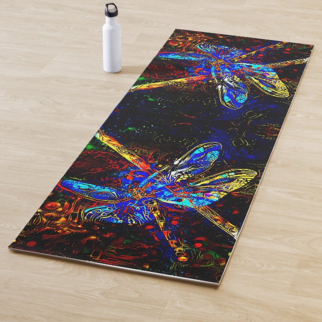 Tapis De Yoga Dragonfly Dreams (En situation)