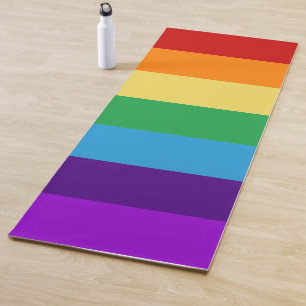 Tapis De Yoga drapeau arc-en-ciel