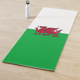 Tapis De Yoga Drapeau celtique du dragon rouge du Pays de Galles