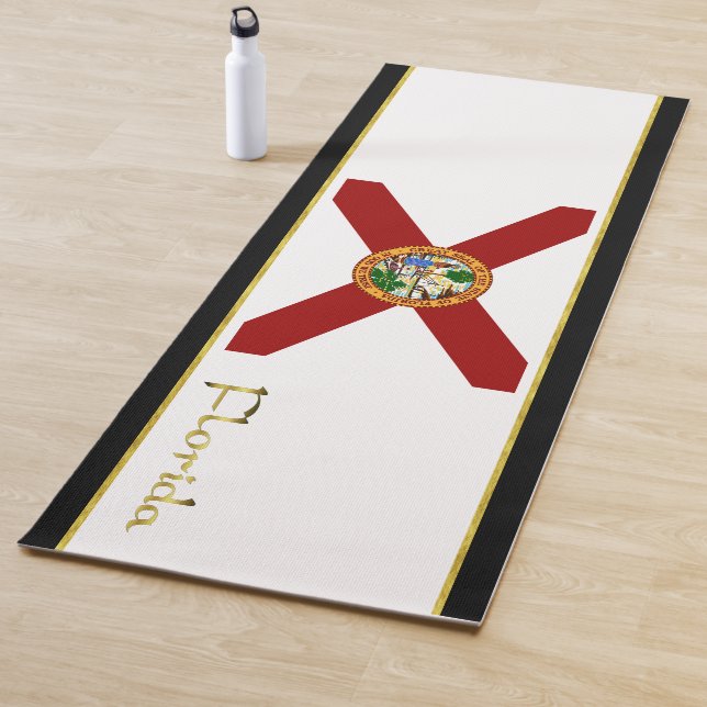 Tapis De Yoga Drapeau de Floride (En situation)