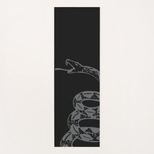 Tapis De Yoga Drapeau de Gadsden Ne Marchez pas sur Moi Gris