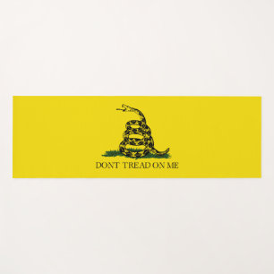 Tapis De Yoga Drapeau de Gadsden (Ne me touchez pas) (Crotlesnak