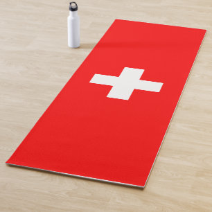 Tapis De Yoga Drapeau de la Suisse