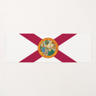 Tapis De Yoga Drapeau de l'État de Floride
