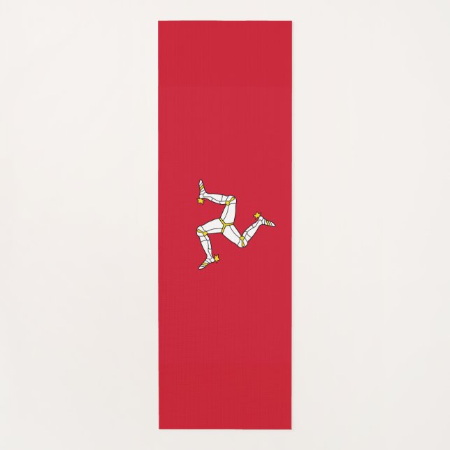 Tapis De Yoga Drapeau de l'île de Man / Drapeau de Manx (Devant)