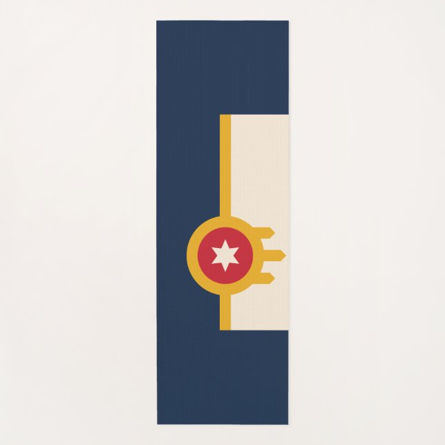 Tapis De Yoga Drapeau de Tulsa, Oklahoma (Devant)