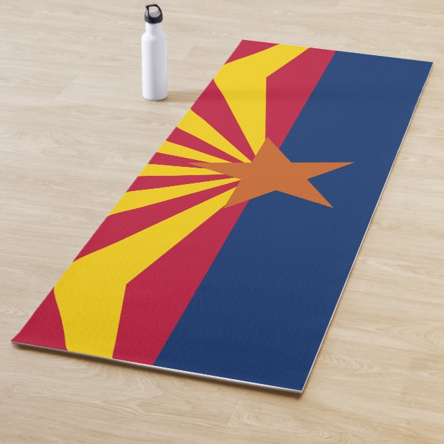 Tapis De Yoga Drapeau d'État de l'Arizona (En situation)