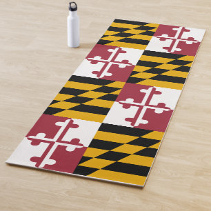 Tapis De Yoga Drapeau du Maryland (États-Unis)
