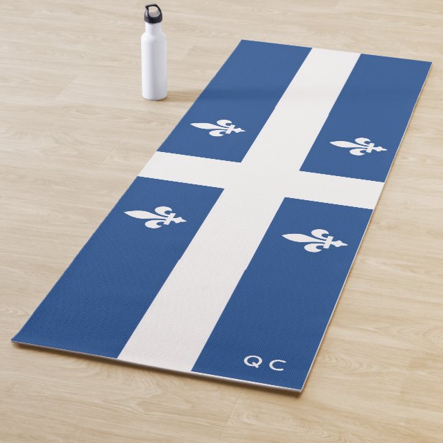 Tapis De Yoga Drapeau du Québec, Canada (En situation)