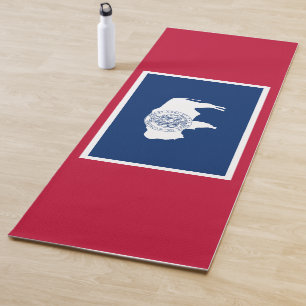 Tapis De Yoga Drapeau du Wyoming (État américain)