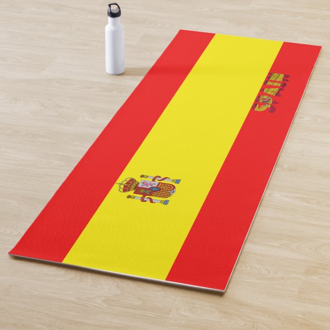 Tapis De Yoga Drapeau espagnol (En situation)