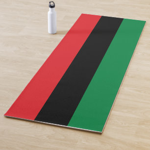 Tapis De Yoga Drapeau panafricain, Joyeux Kwanzaa