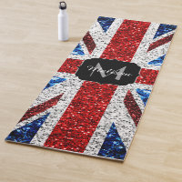 Drapeau rouge bleu blanc brillant parties scintill