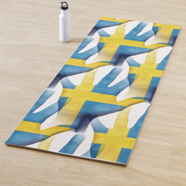 Tapis De Yoga Drapeau suédois, Culture scandinave, Suède Couleur (En situation)